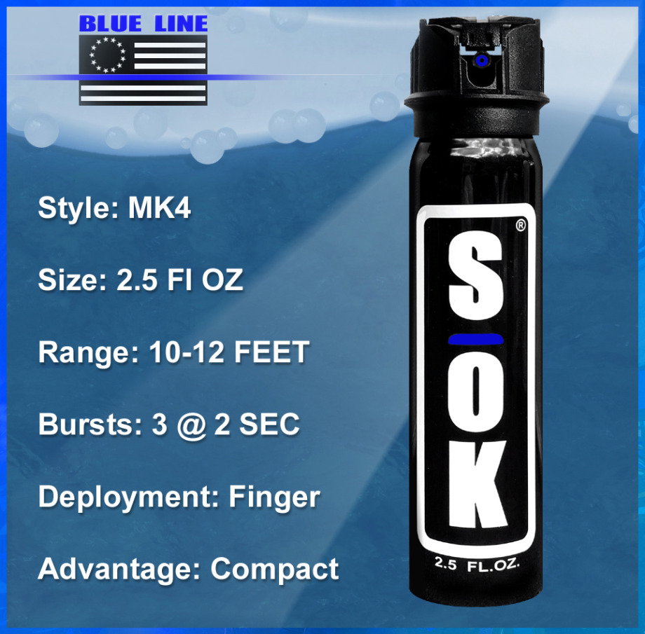 SOK Defense Spray 2.5 FLOZ Lethal Defense Alternative 