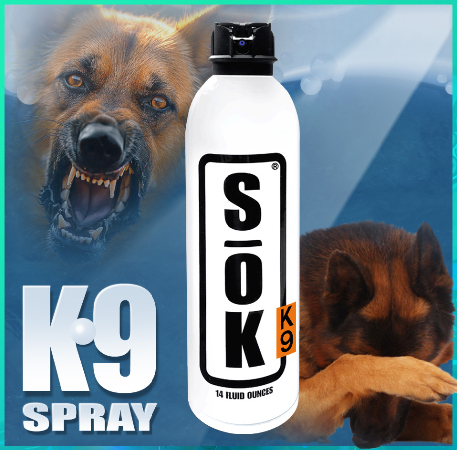 SOK K9 Defender Spray 14 FLOZ Lethal Defense Alternative 