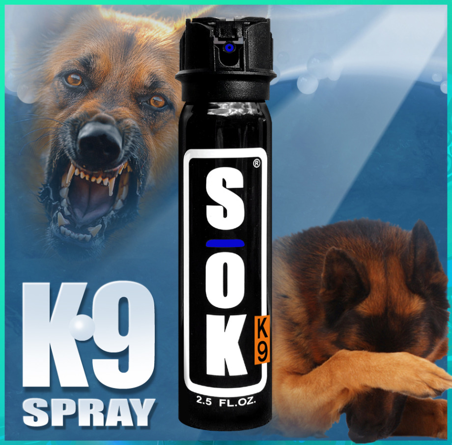 SOK K9 Defense Spray 2.5 FLOZ Lethal Defense Alternative 